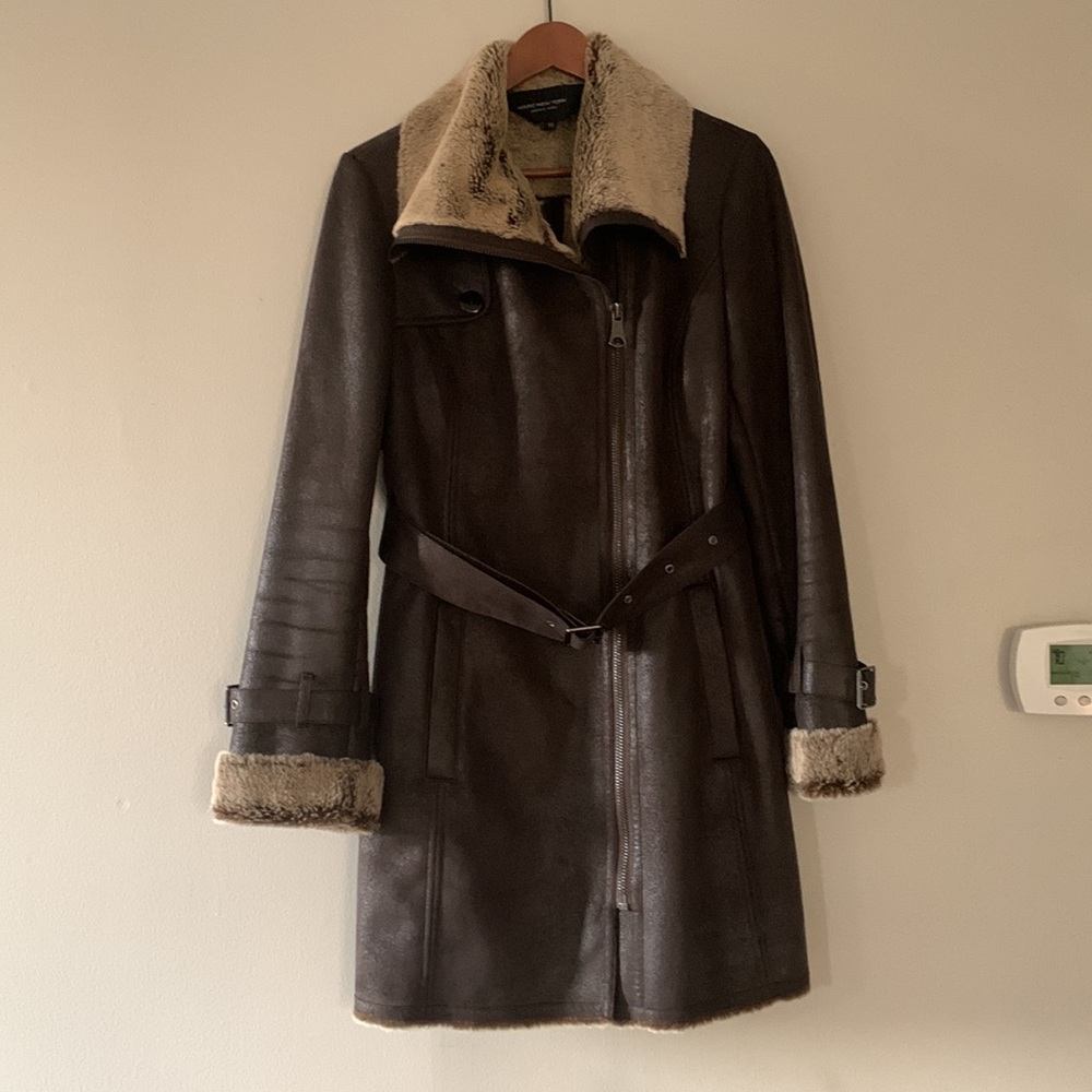 MARC NEW YORK, ANDREW MARC faux shearling coat